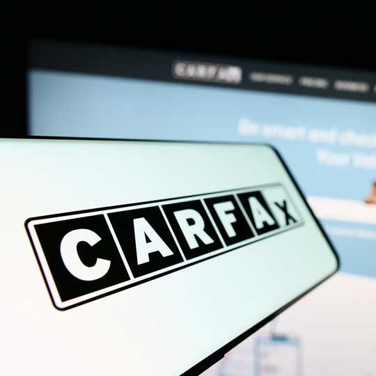 Carfax on smartphone